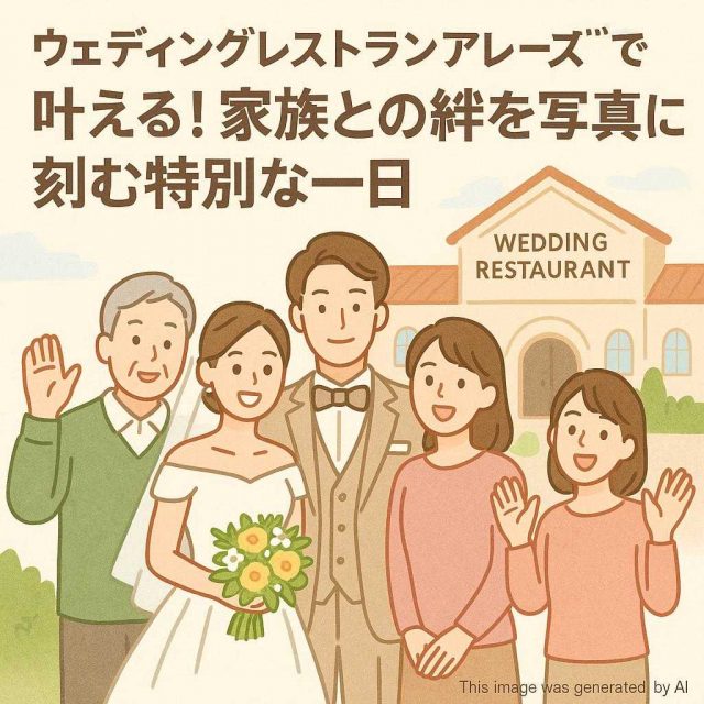 ウェディングレストランアレーズで叶える！家族との絆を写真に刻む特別な一日
