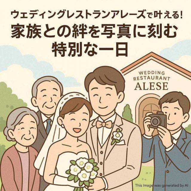 ウェディングレストランアレーズで叶える！家族との絆を写真に刻む特別な一日