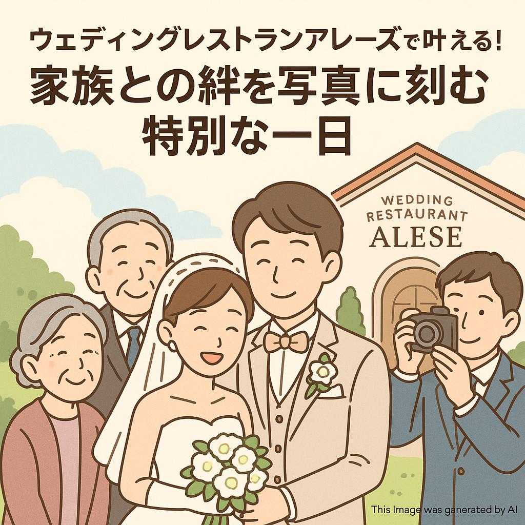 ウェディングレストランアレーズで叶える！家族との絆を写真に刻む特別な一日