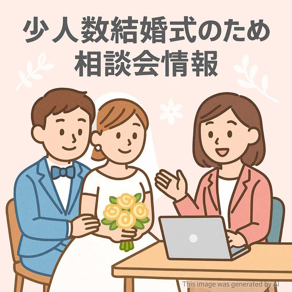 少人数結婚式のための相談会情報