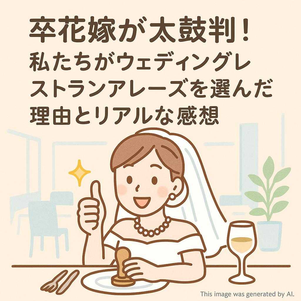卒花嫁が太鼓判！私たちがウェディングレストランアレーズを選んだ理由とリアルな感想