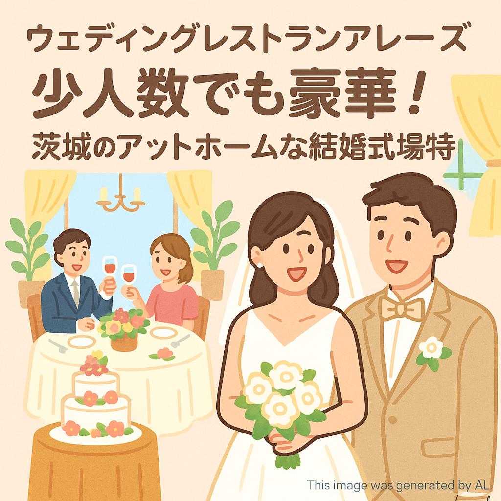 ウェディングレストランアレーズ少人数でも豪華！茨城のアットホームな結婚式場特集