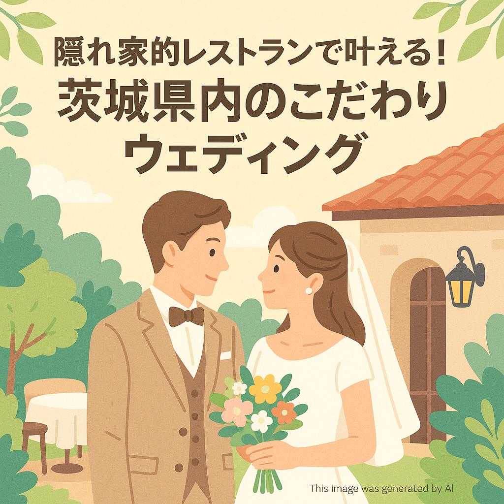 隠れ家的レストランで叶える!茨城県内のこだわりウェディング