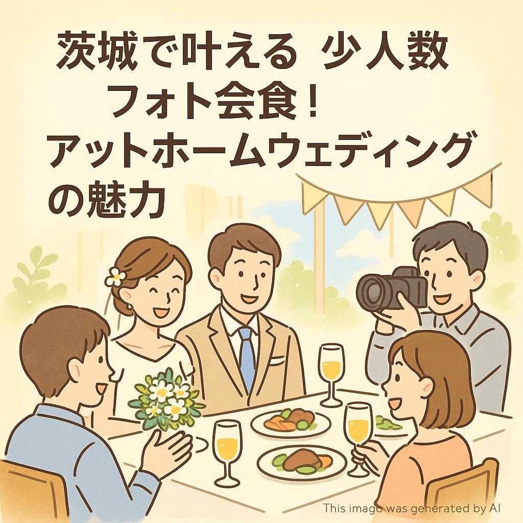 茨城で叶える少人数フォト会食！アットホームウェディングの魅力