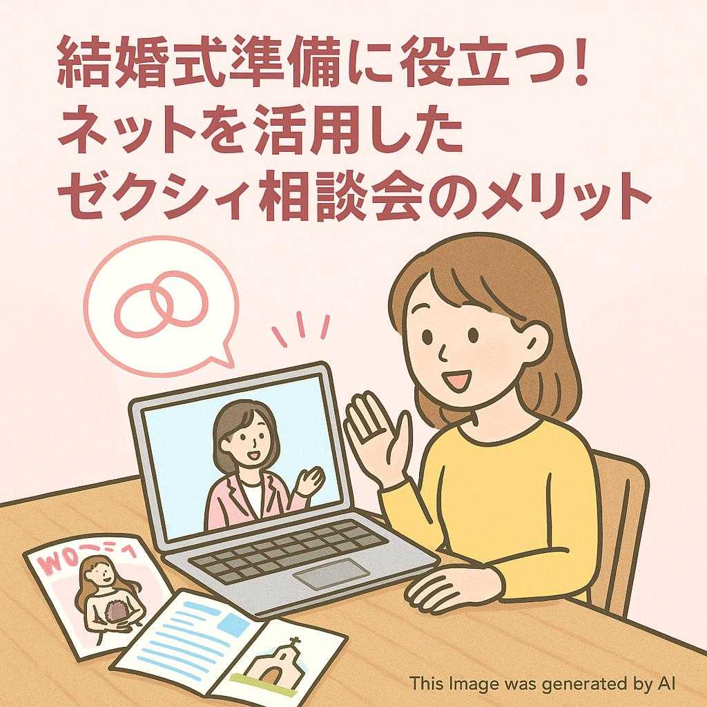 結婚式準備に役立つ！ネットを活用したゼクシィ相談会のメリット