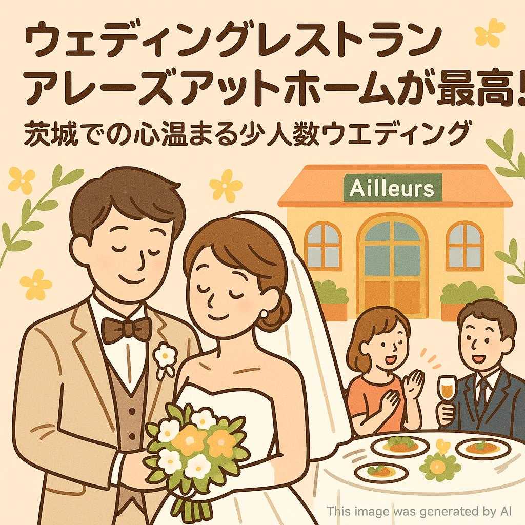 ウェディングレストランアレーズアットホームが最高!茨城での心温まる少人数ウエディング