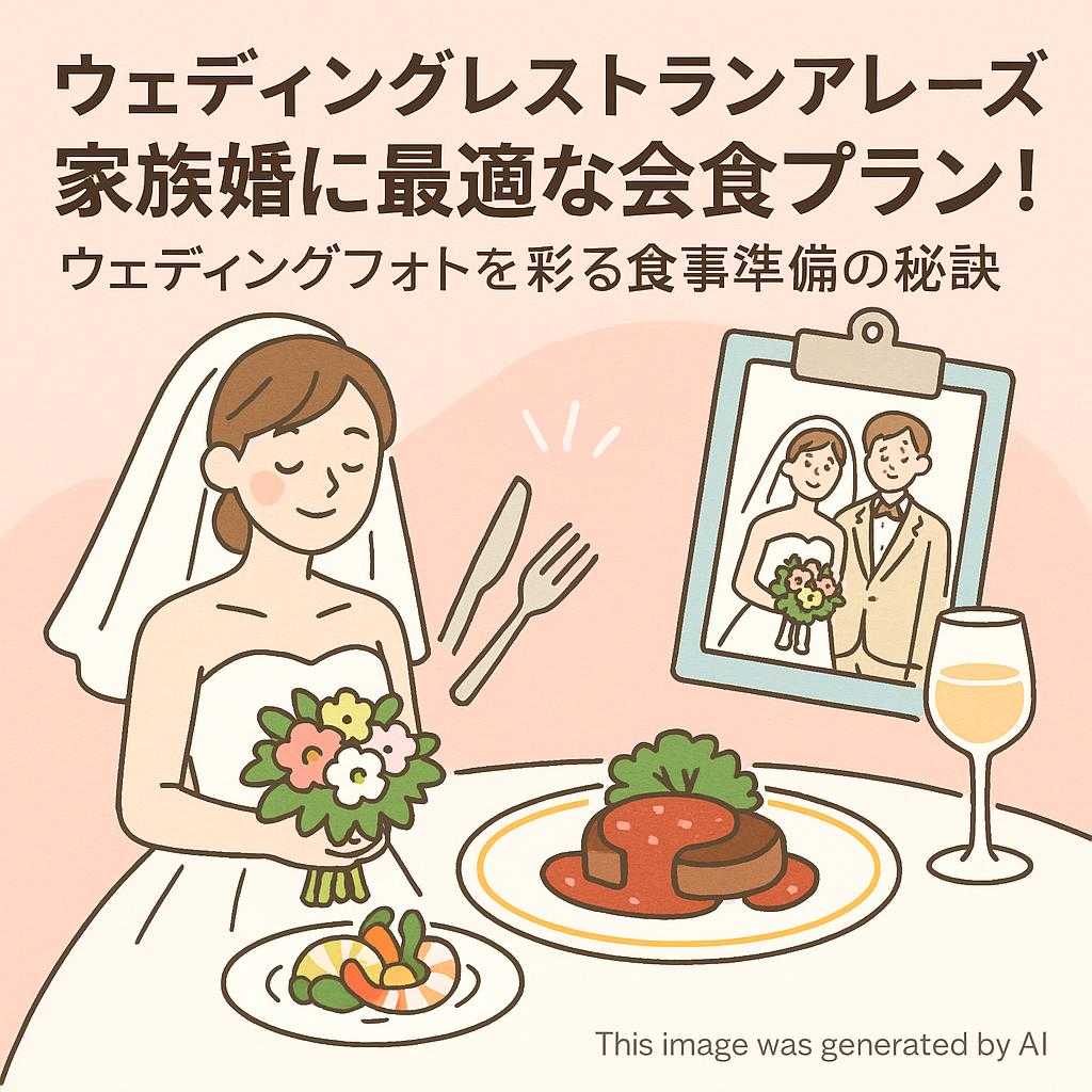 ウェディングレストランアレーズ家族婚に最適な会食プラン！ウェディングフォトを彩る食事準備の秘訣