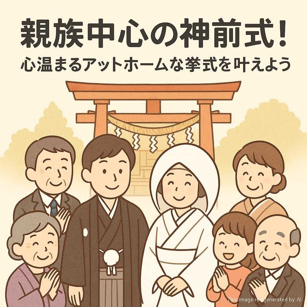 親族中心の神前式！心温まるアットホームな挙式を叶えよう