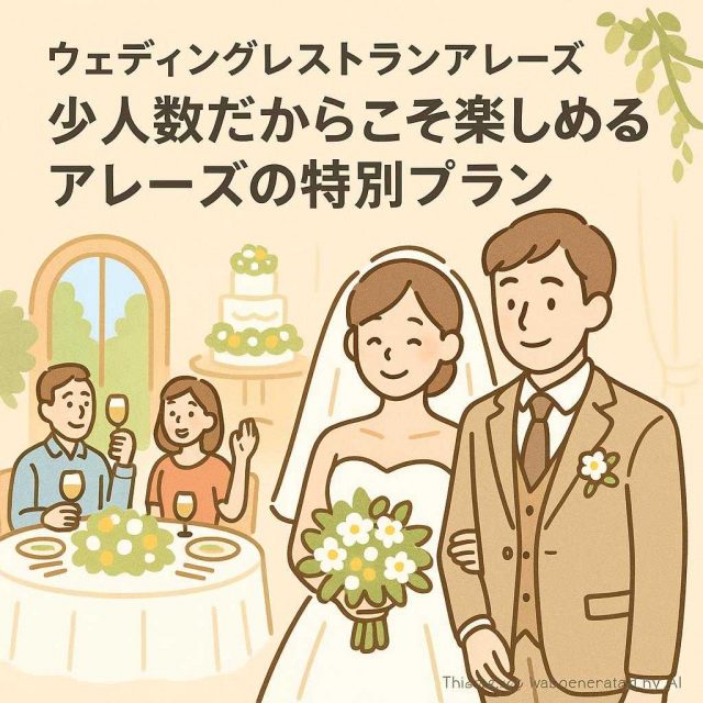 ウェディングレストランアレーズ少人数だからこそ楽しめるアレーズの特別プラン