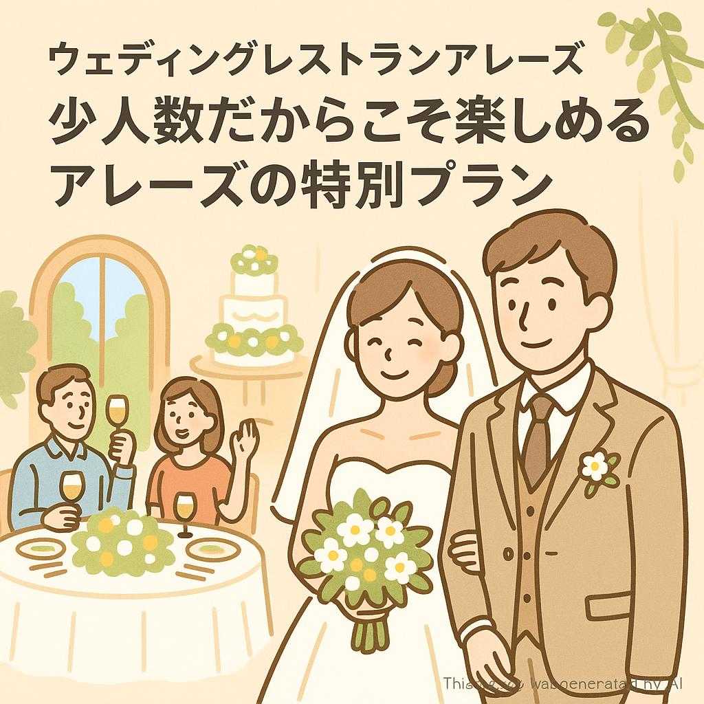 ウェディングレストランアレーズ少人数だからこそ楽しめるアレーズの特別プラン
