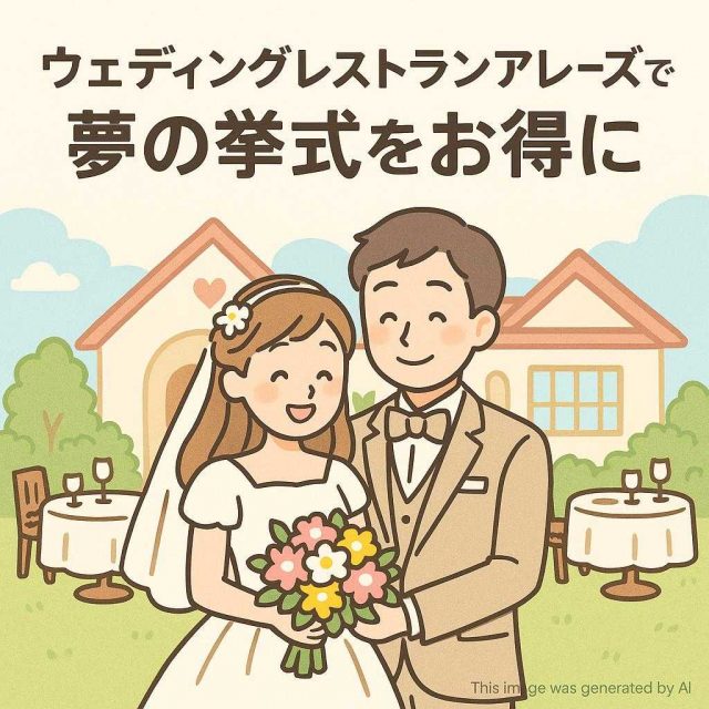 ウェディングレストランアレーズで夢の挙式をお得に