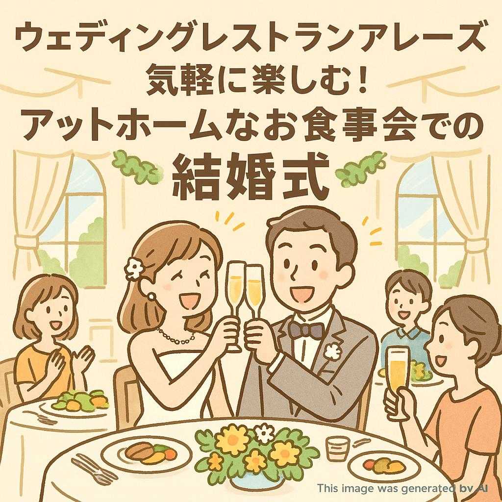 ウェディングレストランアレーズ気軽に楽しむ！アットホームなお食事会での結婚式