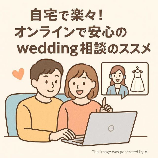 自宅で楽々！オンラインで安心のwedding相談のススメ