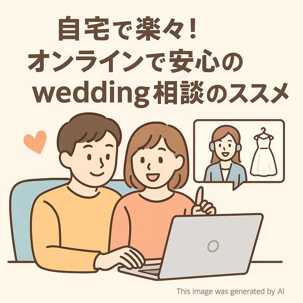 自宅で楽々!オンラインで安心のwedding相談のススメ