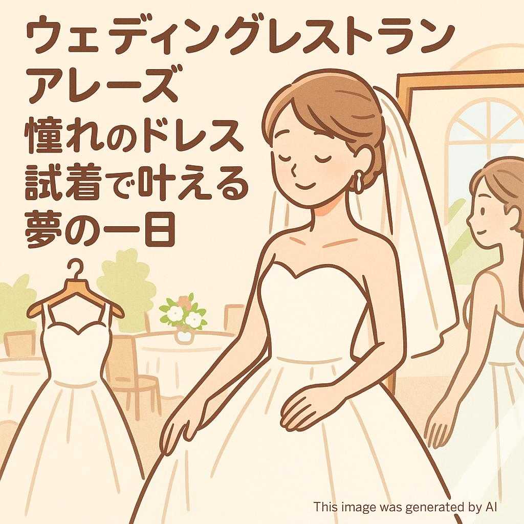 ウェディングレストランアレーズ 憧れのドレス試着で叶える夢の一日