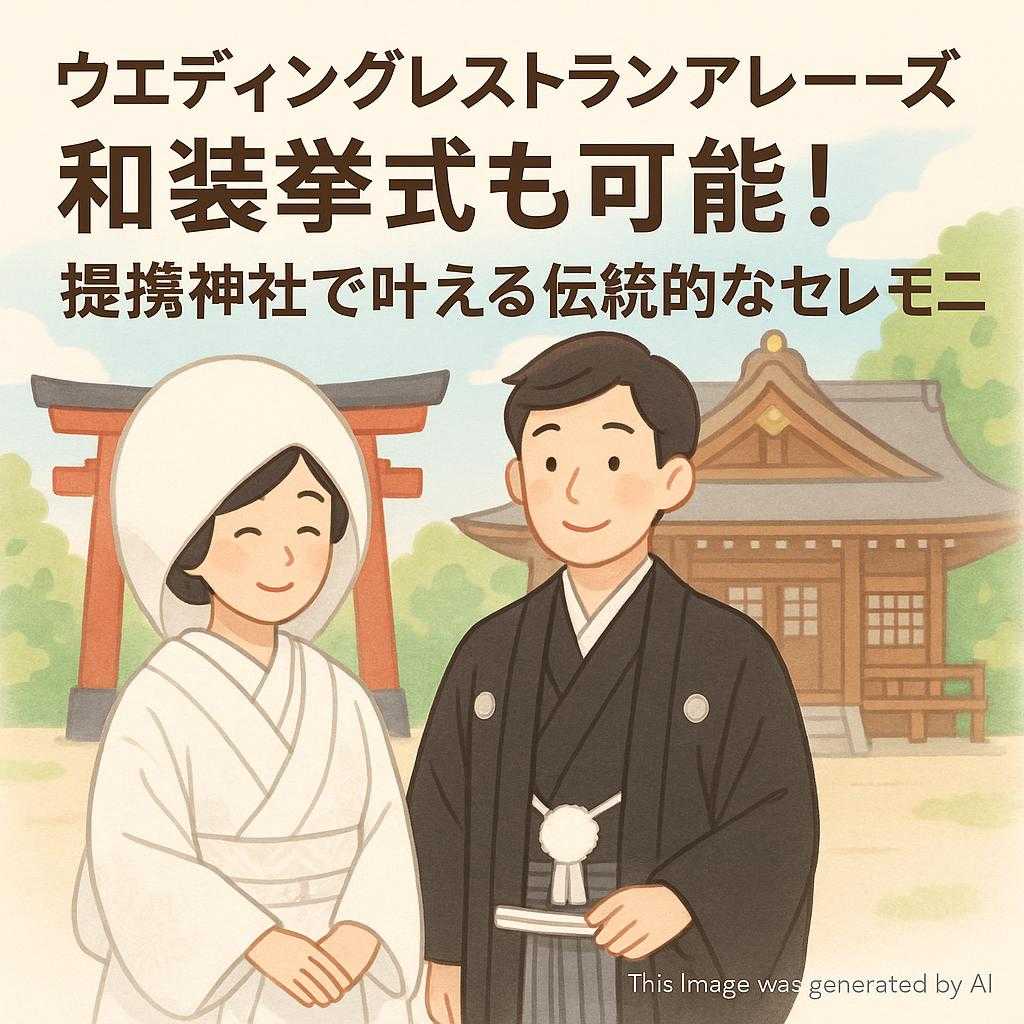 ウェディングレストランアレーズ 和装挙式も可能!提携神社で叶える伝統的なセレモニー