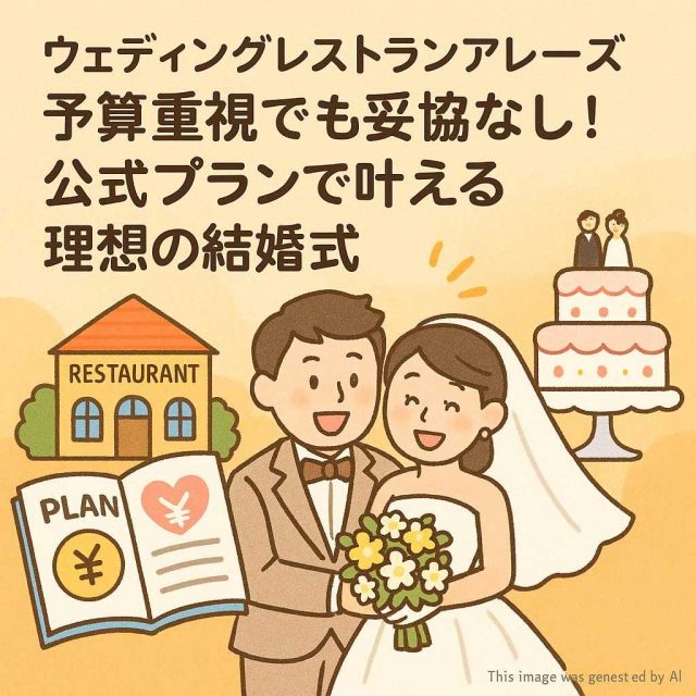 ウェディングレストランアレーズ 予算重視でも妥協なし！公式プランで叶える理想の結婚式